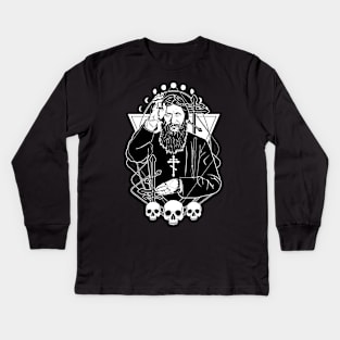 Grigori Yefimovich Rasputin - the Russian mystic Kids Long Sleeve T-Shirt